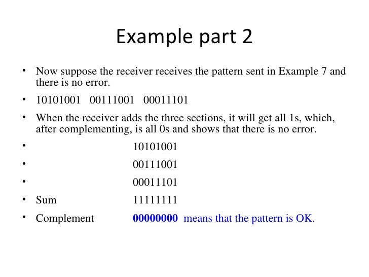checksum